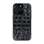 قاب چرمی آیفون 16 پرو مکس چرم طبیعی رنگ مشکی چرم پیری کد PL32