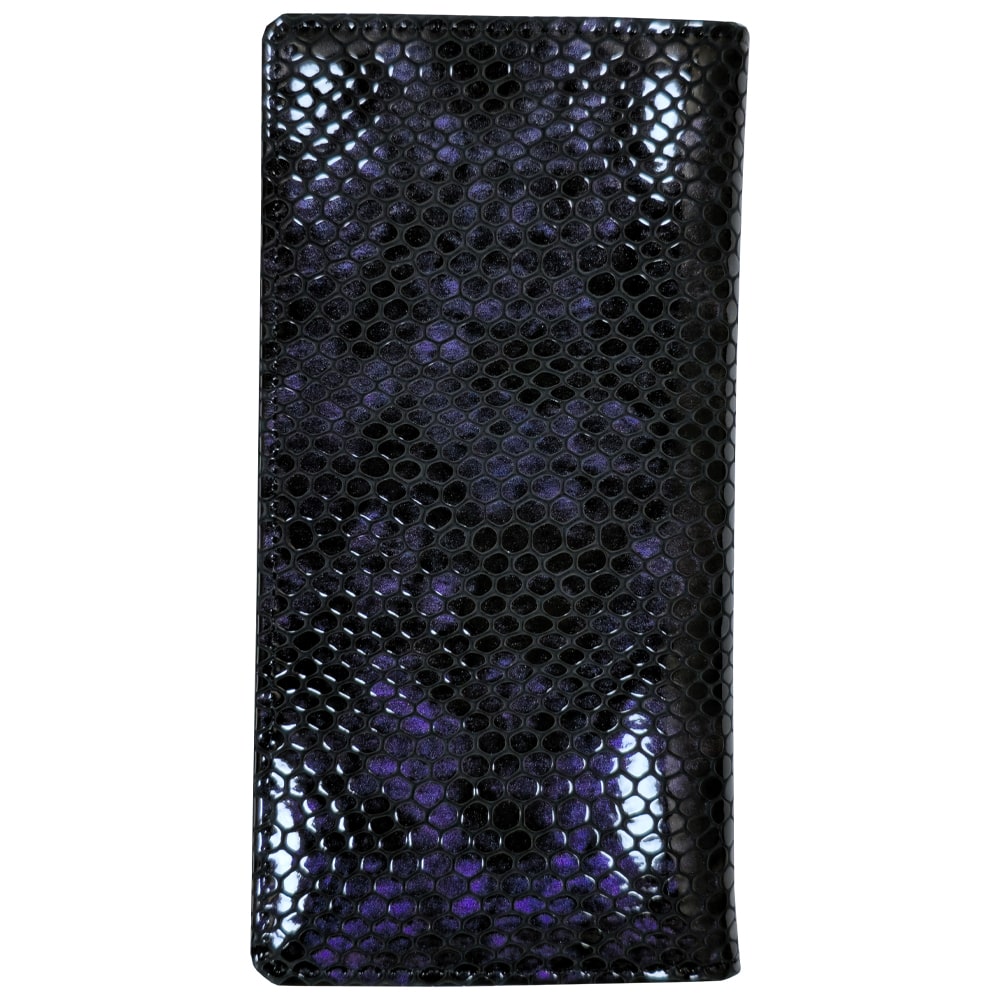 wallet-leather-PL06-1 کیف پول کتی چرمی رنگ بنفش مشکی چرم طبیعی چرم پیری کد PL06