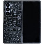 قاب چرمی سامسونگ Galaxy Z Fold 6 چرم طبیعی رنگ مشکی چرم پیری کد PL32