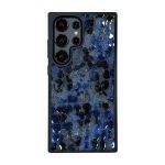 قاب چرمی سامسونگ Galaxy S25 Ultra چرم طبیعی رنگ سرمه ای چرم پیری کد PL22