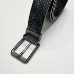 کمربند مردانه دو رو سگک چرخشی مدل Nyx کد چرم PL05 محصول صنایع چرم پیری 4