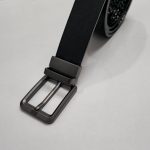 کمربند مردانه دو رو سگک چرخشی مدل Nyx کد چرم PL05 محصول صنایع چرم پیری 5