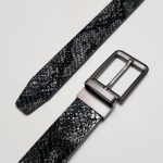 کمربند مردانه دو رو سگک چرخشی مدل Nyx کد چرم PL05 محصول صنایع چرم پیری 6