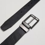 کمربند مردانه دو رو سگک چرخشی مدل Nyx کد چرم PL05 محصول صنایع چرم پیری 7