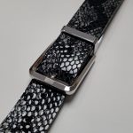 کمربند مردانه دو رو سگک چرخشی مدل Elan کد چرم PL05 محصول صنایع چرم پیری 2