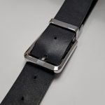 کمربند مردانه دو رو سگک چرخشی مدل Elan کد چرم PL05 محصول صنایع چرم پیری 3