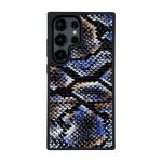 قاب چرمی سامسونگ Galaxy S26 Ultra مگ سیف چرم طبیعی رنگ آبی مشکی سفید چرم پیری کد PL27