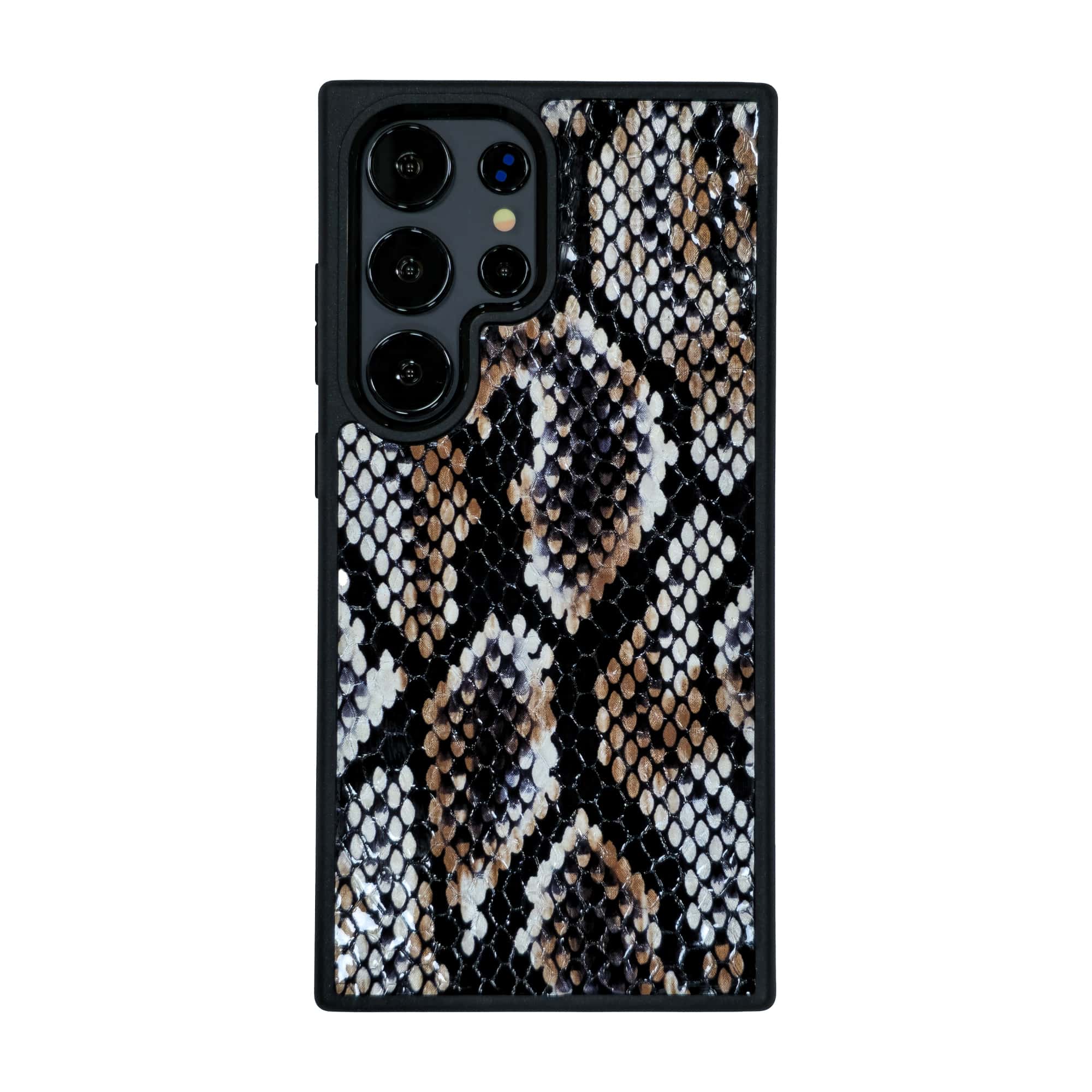 Samsung-Galaxy-S26-Ultra-phone-case-PL28 قاب چرمی سامسونگ Galaxy S26 Ultra مگ سیف چرم طبیعی رنگ قهوه ای مشکی سفید چرم پیری کد PL28